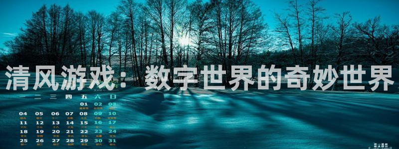 广州db电竞网络科技有限公司：清风游戏：数字世界的奇妙世界